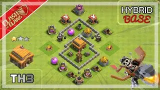 ✅ BEST Town Hall 3 (TH3) Hybrid Base 2022 - LINK