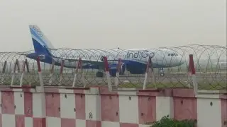 Secondary Runway | Indigo A320 Takeoff | Chennai Airport | Plane Spotting [MAA/VOMM]
