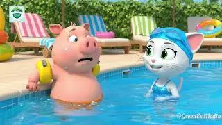 Title: The Pool Prank: Piggy and Kitty&rsquo;s Adventure #shortvideo #facts #song 