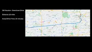Garmin Dashcam Fun: Southwest Houston - Downtown Drive