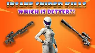 FORTNITE IMPOSSIBLE KILLS!!  Sniper Show Down Suppressed VS Heavy!!