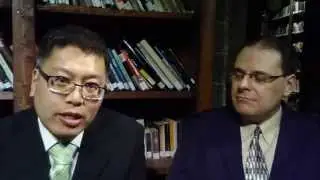 Victor Lau and Larry Neufeld talking about Crown Cooperatives