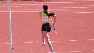 Gaja Gerčar (SLO) Pole Vault Girls U18 290 cm 2nd Place Team Championships Nova Gorica 2025