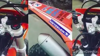Ktm 300 2 tempos cortando giro muito foguetao