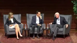 GSB Dean Jonathan Levin and Dean Emeritus Robert Joss in Conversation