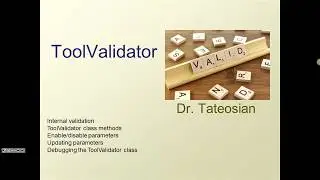 GIS540: Validating Input with the ToolValidator Class (Ch 23.4)