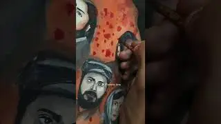 The kashmir files poster painting using watercolor❤️🙏 |Watch till end 💆🏼&zwj;♂️ #sunny #artist #art #bts