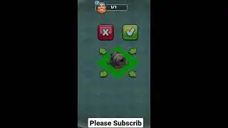 #shorts Upgrading Giant Canon Level 1 to Max in 14 Seconds | Clash of Clans | Bangla Youtube786