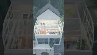 Fear no wind or 🌧️ #design #tinyhouse #foryou #sunroom #backyard #terrace #garden #tent #pergola