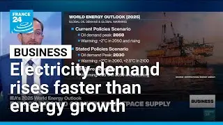 IEA reports shows rising demand for electricity, need for energy diversity &bull; FRANCE 24 English
