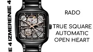 Обзор  4 Измерение RADO TRUE SQUARE AUTOMATIC OPEN HEART R27086162