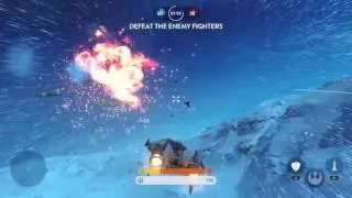 Twilight on Hoth New Map Fighter Squadron Gameplay: Star Wars Battlefront