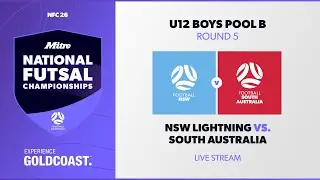 NSW Lightning vs. South Australia Red | R5 U12 Boys | 2026 Mitre National Futsal Championships