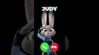 Appel Judy de Zootopie !!! 🐰📲 elle r&eacute;pond !!!