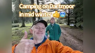 Wild camping on Dartmoor in the deep mid winter