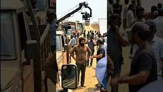 Pushpa Uncut Scene | Behind The Scenes 🎬.         #UncutFrames #Pushpa #SouthCinema #BehindTheScenes