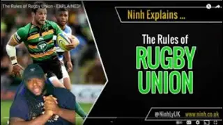 American Football player react to The Rules of Rugby Union - EXPLAINED!