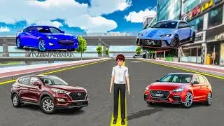 Top 5 Fastest Hyundai Car in 3d driving class&ndash;High speed Car test in Highway Road&ndash;3d driving class