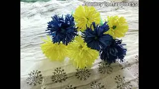 Paper Craft Ideas |Room Decor Ideas |Beautiful Paper Flower |Journey to Happiness