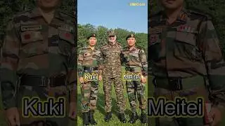 Kuki and Meitei Colonels Indian Army ❤️ #indianarmy #kuki #meitei #army