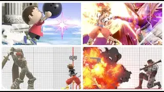 SSBU: Forward Smash: Weakest to Strongest (With DLC)
