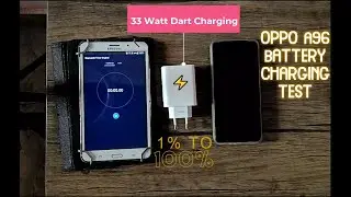 Oppo A96 Battery Charging Test 🔋 | 33Watt SuperVooc ⚡⚡