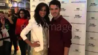 Kevin and Danielle Jonas at the NBC Experience Store