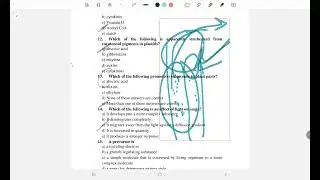 Botany MCQs Lec ( 11 ) part 1,2