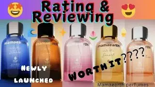 REVIEWING AND RATING THE NEWLY LAUNCHED PERFUMES FROM MAMA EARTH 💕!!! | IS IT WORTH THE HYPE? ✔️/❌??