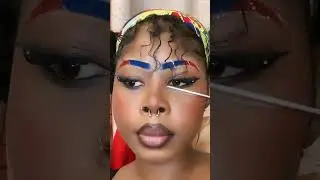 #haitianflagday #fy #makeup #flagday #haitianpride #beginnerfriendlymakeupforblackwomen