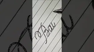 Say my name -- Bailey! Beautiful Cursive Writing #calligraphy #easy #lettering #how #curso #relaxing