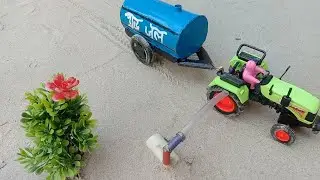diy mini tractor water tanker machine science project |keepvill |vk a2z