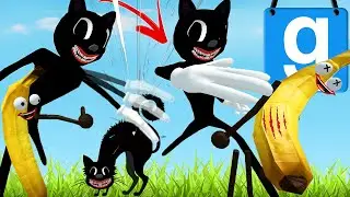 KILLER CARTOON CAT ARMY! (Garry's Mod SCP Build to Survive) with Mr Gibbs | JustJoeKing