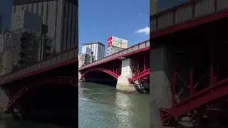 A boat trip up the Sumida River