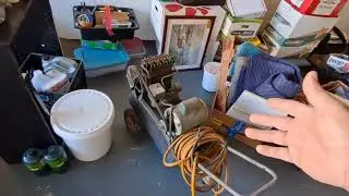 Storage auction finds in a 10 x 30 unit.
