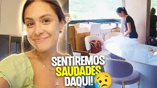ENFIM, NOS MUDAMOS! - Me emocionei na DESPEDIDA a do apto... 😢