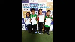 Handwriting heroes! Congratulation to our talented winners.#student #handwriting