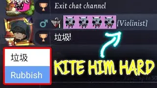 TRASH ! Hunter Rage Quit Identity V Cowboy 4 Ciphers Kite | Kevin The Survivor Gameplay