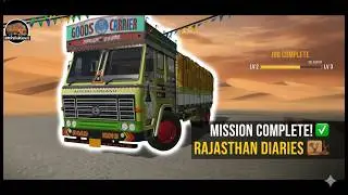 Driving Heavy Loaded Tata Truck in Rajasthan!🌵 | Truck Masters India Simulator Gameplay