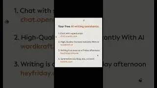 Your Free AI assistants|| Shorts