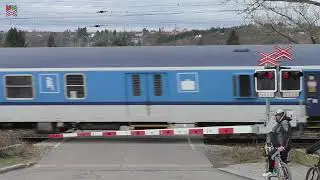 Železniční přejezd Řevnice #1 [P272] - 25.1.2025 / Czech railroad crossing