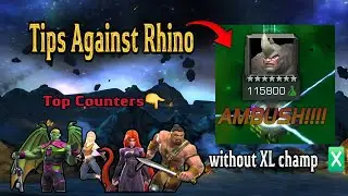 How to Fight Against Rhino in Fractured Safari quest and Tips || with any champ || #mcoc 