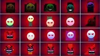 The Ultimate Battle DifficultyBlocks Band Giga Different 9,10,11,12 Face ID (Band Version)