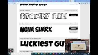 how to use 1001 free fonts website