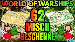 62x Geschenke! 😱 BITTE SANTA PLS 🎁 |⚓️ in World of Warships 🚢