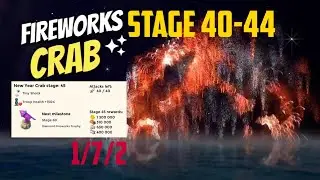 Boom Beach Firework Crab Stage 40-44 40/40 Attacks