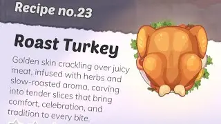 Cookingdom level 23 Roast Turkey recipe