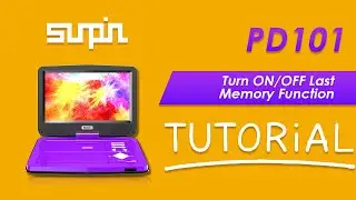How to Turn ON / OFF the Last Memory Function on Sunpin's PD101 Portable DVD Player