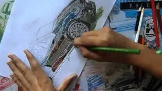 SPEED ART | Desenhando  - Renault Clio V6