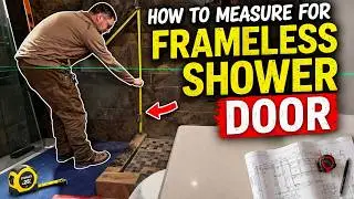 HOW TO MEASURE A SHOWER WITH A LASER
